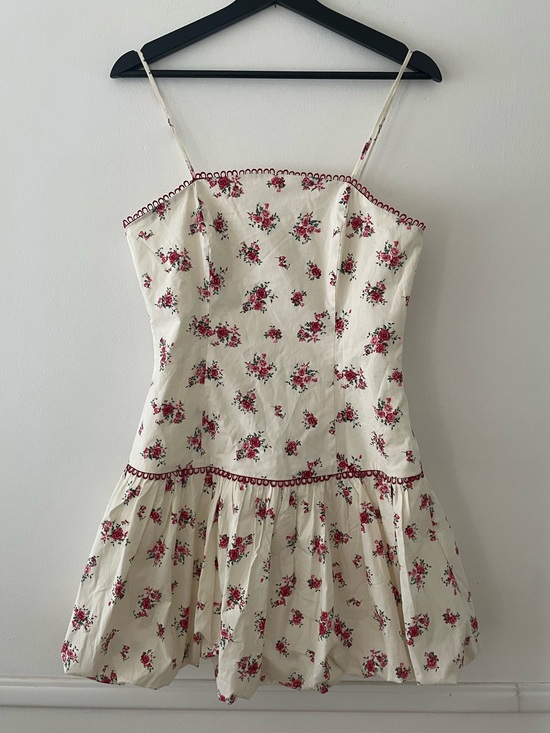Thirty Thirty Dresses & Skirts - Thirty Thirty LA Floral Drop Waist Bubble Dress Size M